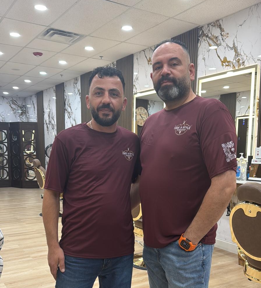 Skilled barber at Fade & Style Barbershop in Allen, TX
